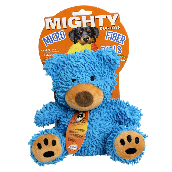 Mighty Microfiber Ball - Bear, Durable, Squeaky Dog Toy