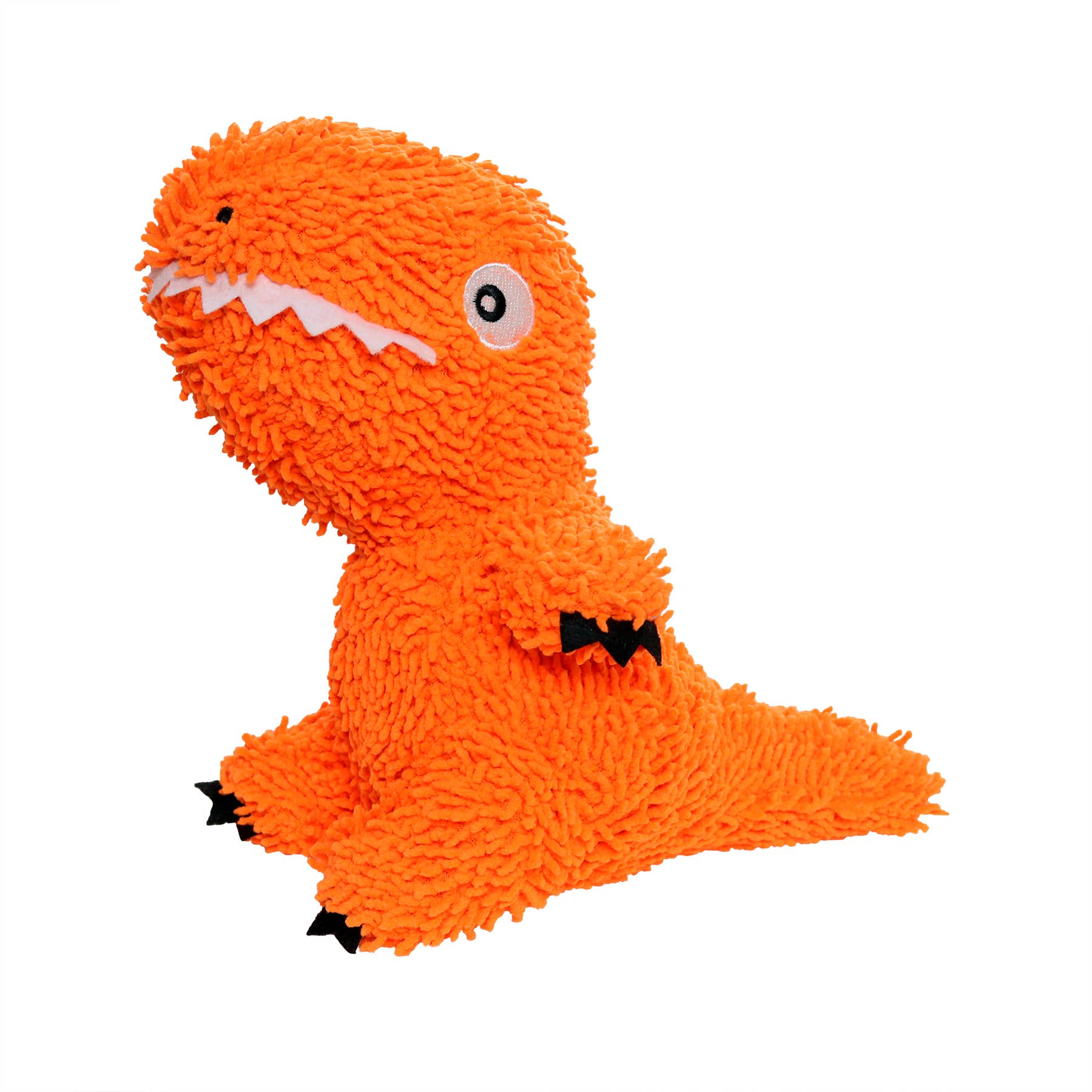 Mighty Microfiber Ball T Rex Durable Squeaky Dog Toy