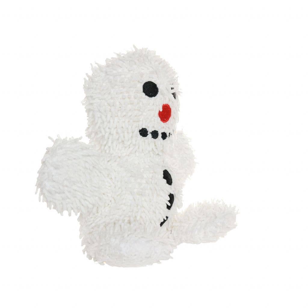 Mighty Microfiber Ball Snowman, Holiday Squeaky Dog Toy