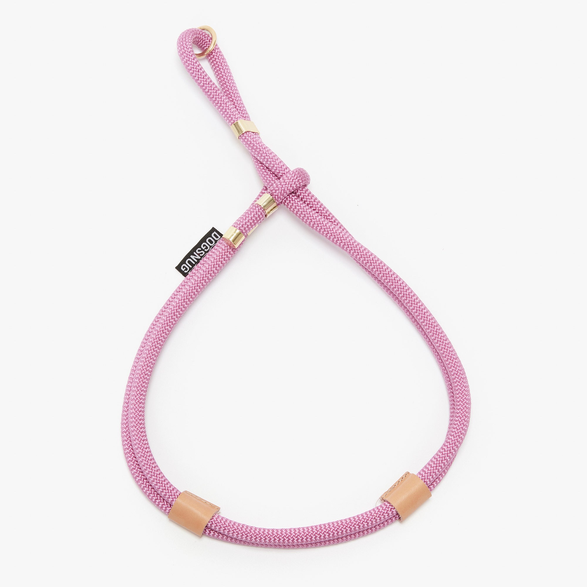 Pink rope dog leash best sale