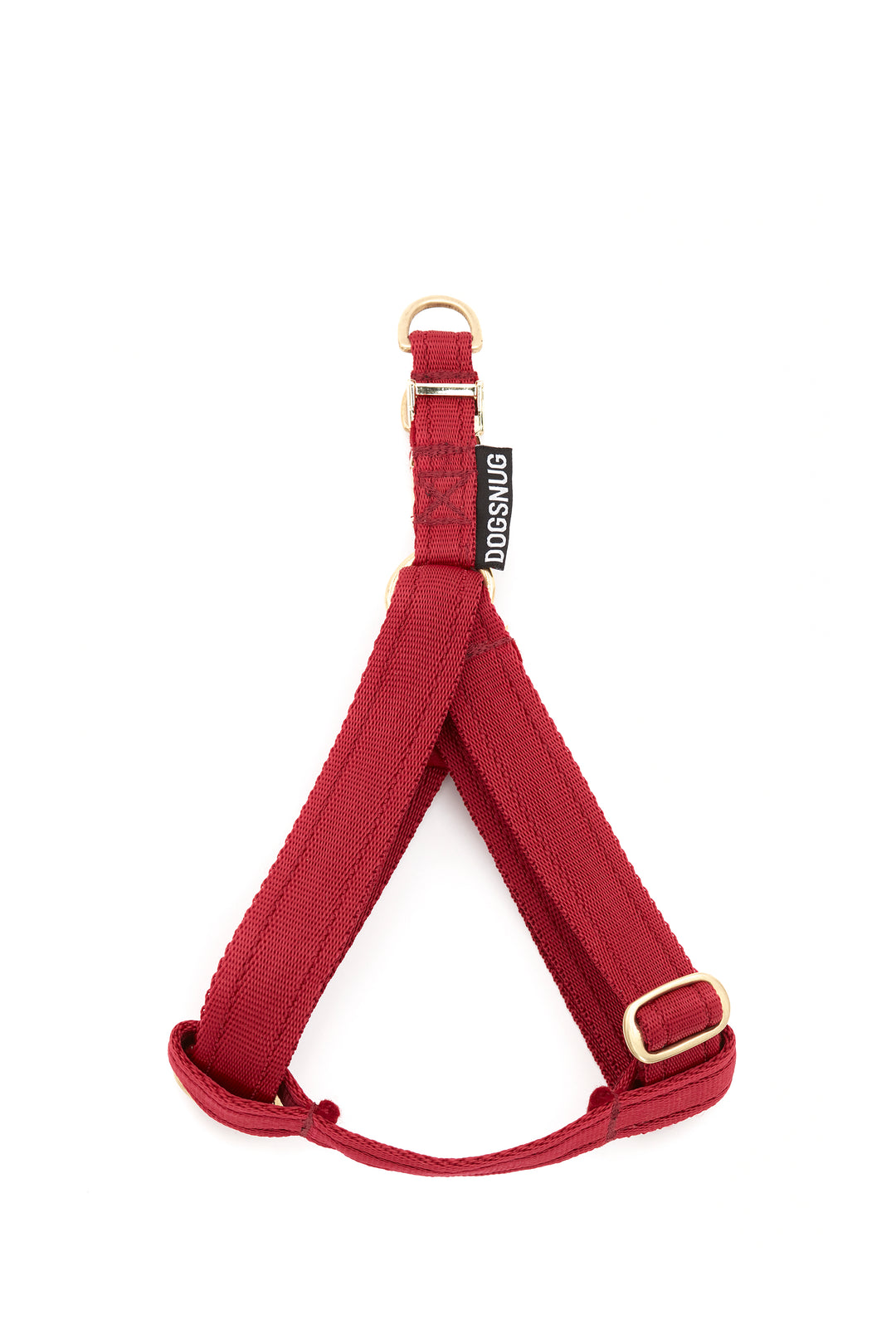 Step In Harness Webbing in Burgundy