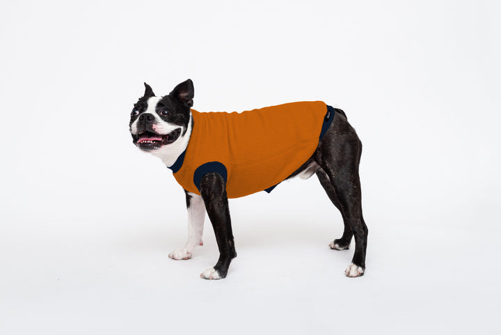 Water Repellent Fleece Jumper Rust Broad